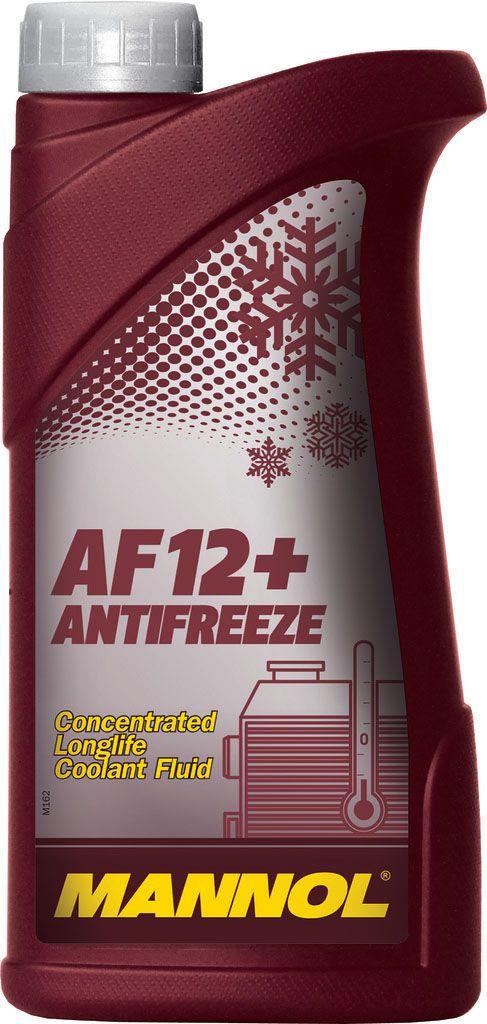 Антифриз Концентрат красный MANNOL Longlife Antifreeze AF12+ Concentrate 1L