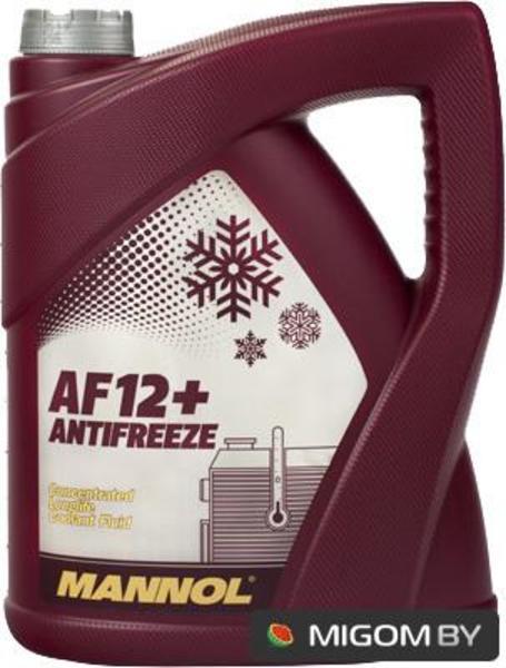 Антифриз Концентрат красный MANNOL Longlife Antifreeze AF12+ Concentrate 5L