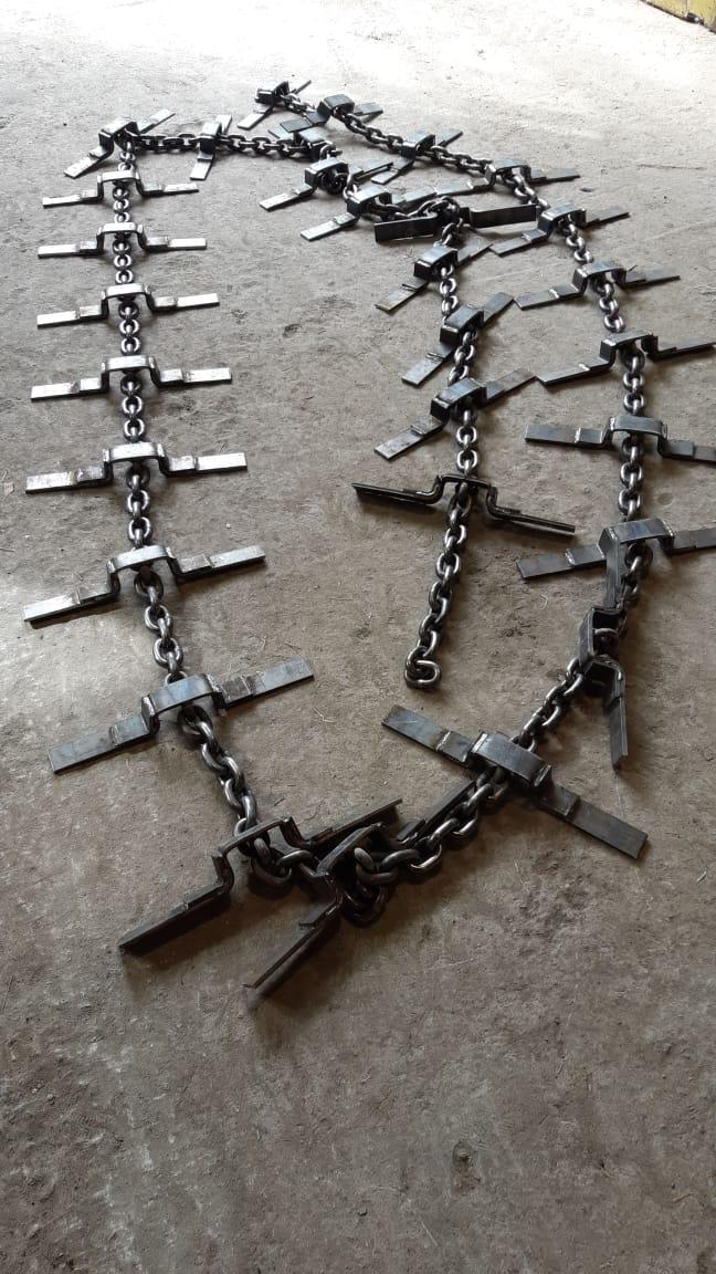 Цепь со скребками для комбинированных машин ДМК