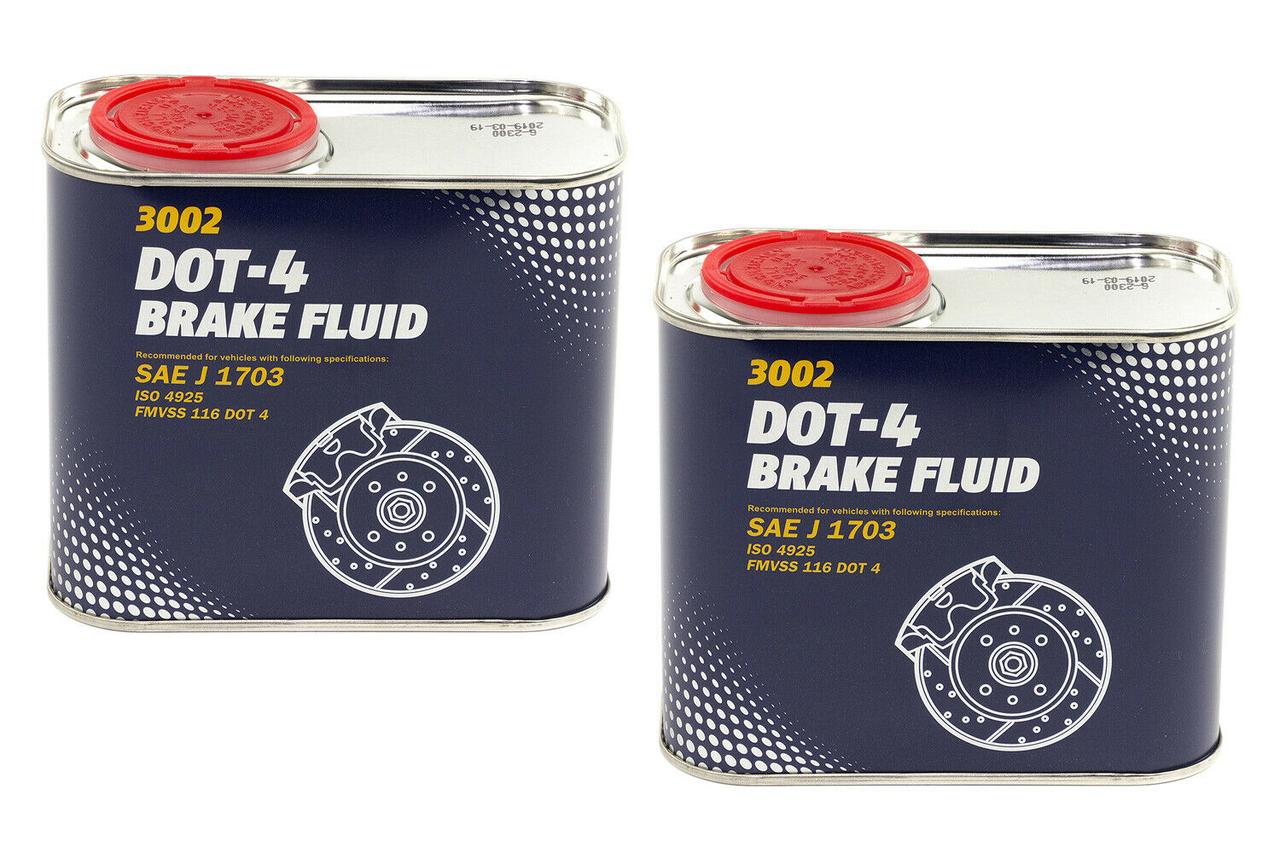Тормозная жидкость MANNOL Brake Fluid DOT-4 0.5L. - фото 1 - id-p67434362