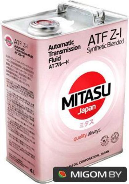Трансмиссионное масло для АКПП MITASU ATF Z-I Synthetic Blended для всех автомашин HONDA 4L