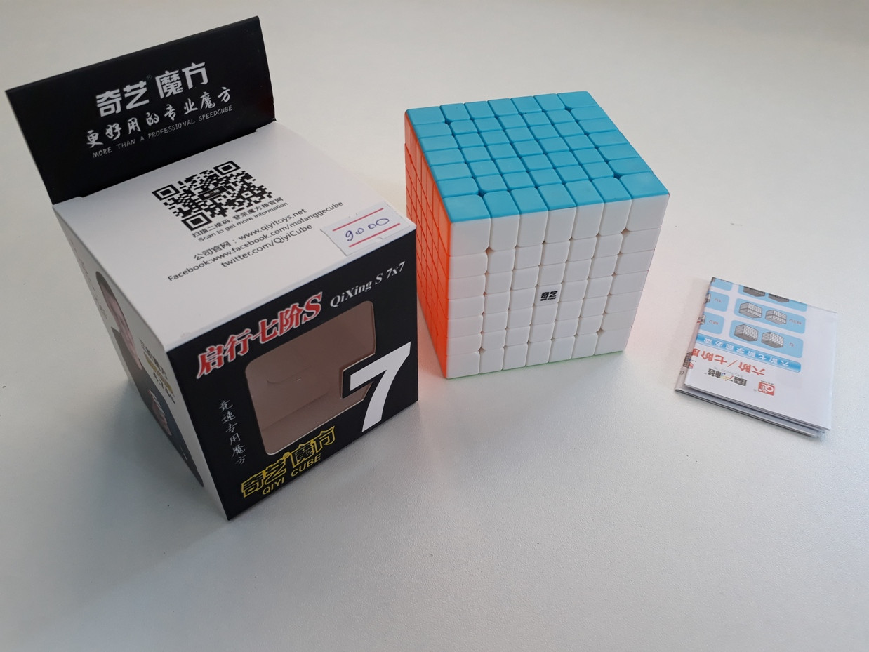 Кубик Qiyi Cube MoFangGe 7X7. Kaspi RED. Рассрочка - фото 1 - id-p67435899