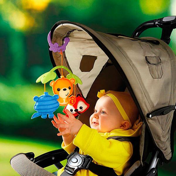 Mattel Fisher-Price Музыкальный мобиль 3-в-1 "Лесные друзья"