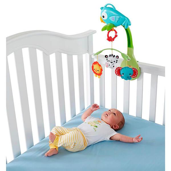 Mattel Fisher-Price Фишер Прайс Мобиль 3в1 "Друзья из тропического леса"
