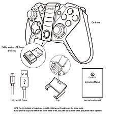 Bluetooth Геймпад GameSir G4s для Телефона и Компьютера, фото 3