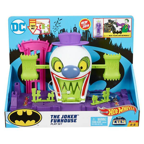 Mattel Hot Wheels Хот Вилс Готэм Сити игровые наборы Джокер