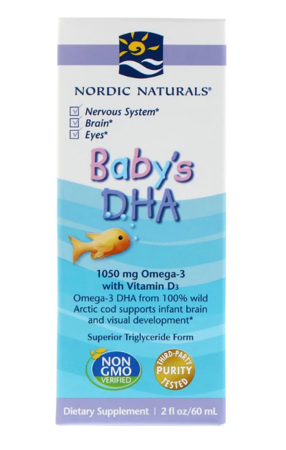 Nordic Naturals, ДГК для детей с витамином D3, 2 жидких унций (60 мл) - фото 1 - id-p67436235