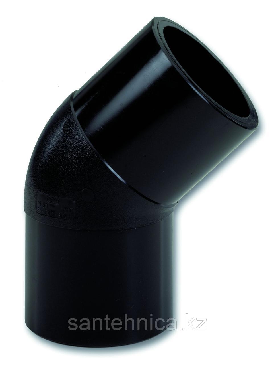 Отвод спигот 45 гр. Ду 160 мм SDR 17