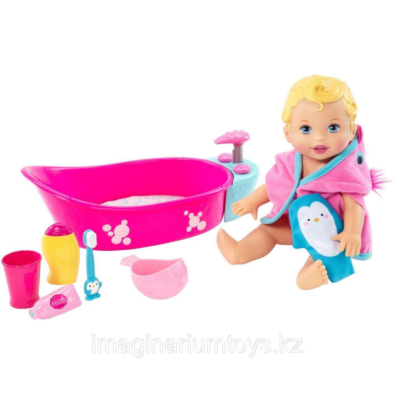 Кукла с ванной делюкс Little Mommy Bubbly Bathtime