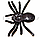 Искусственный паук  чёрного цвета (ширина 20 см), фото 4