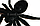 Искусственный паук  чёрного цвета (ширина 20 см), фото 5