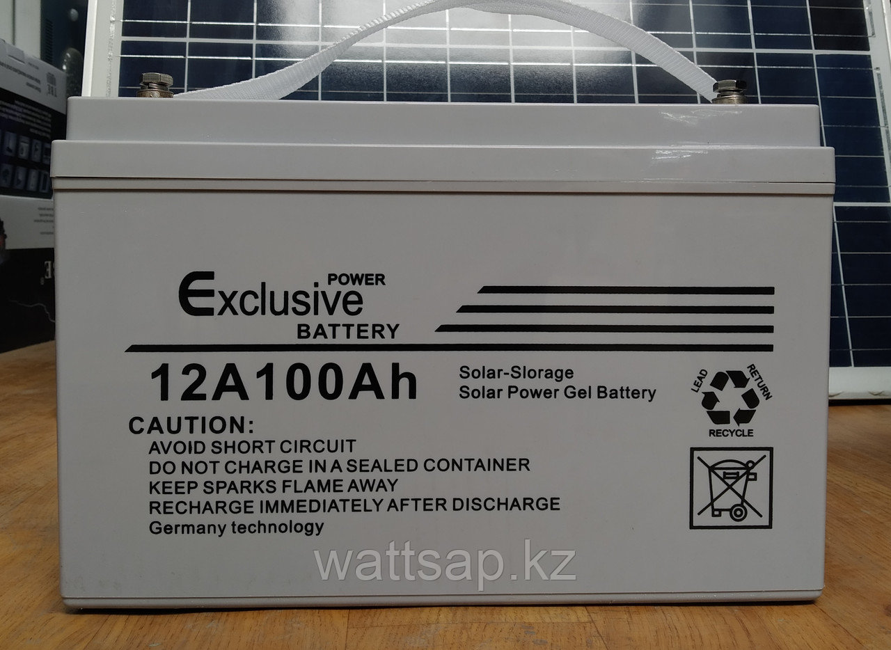 Аккумуляторная батарея 12V 100Ah Exclusive - фото 2 - id-p67451481