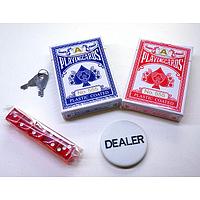 Набор карт для покера 2 колоды и зарики 5 штук