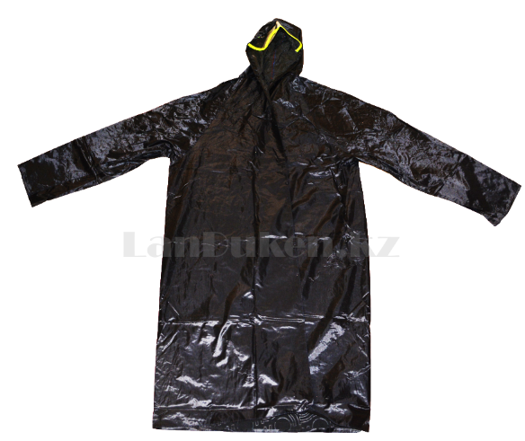 Плащ дождевик с козырьком в чехле МА-1102 чёрный