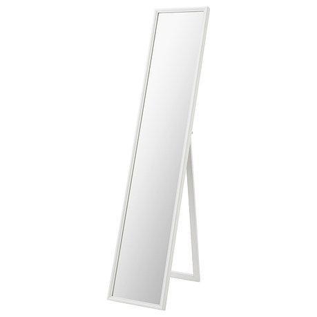 Зеркало напольное ФЛАКНАН белый ИКЕА, IKEA, фото 2
