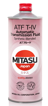 Трансмиссионное масло для АКПП MITASU ATF T-IV Synthetic Blended для автомобилей TOYOTA LEXUS, DAIHATSU 1L