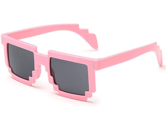 Карнавальные очки Майнкрафт (Minecraft) розовые - фото 3 - id-p67454858