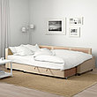 Диван-кровать угловой с отд д/хран ФРИХЕТЭН Бумстад светло-бежевый IKEA, ИКЕА, фото 2