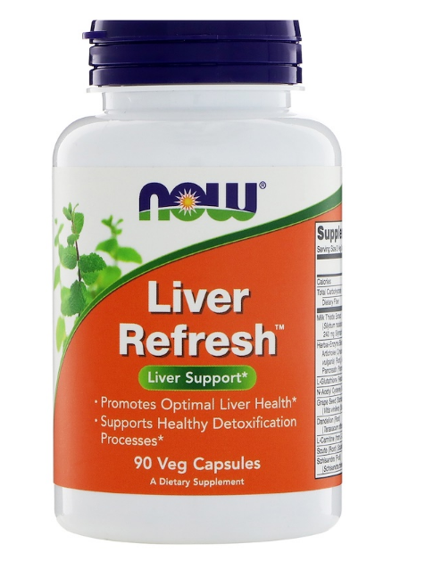 Now Foods, Liver Refresh, 90 растительных капсул