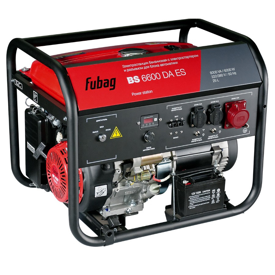Генератор бензиновый BS 6600 DA ES 6 кВт