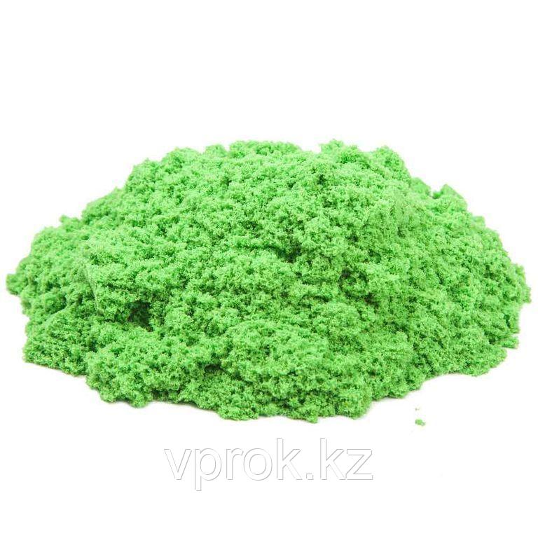 Кинетический песок 1 кг (Зеленый), Китай - фото 1 - id-p67457599
