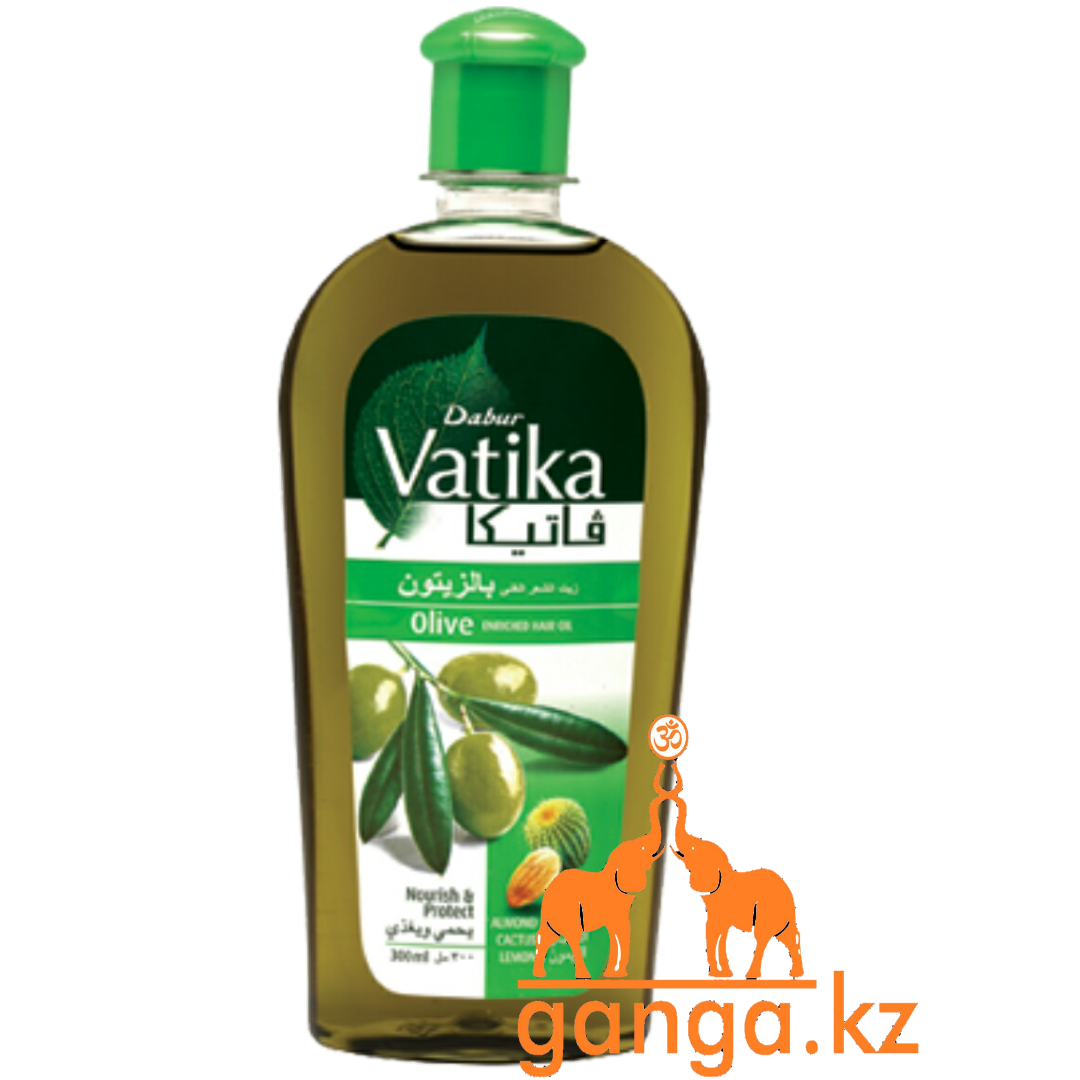 Масло для волос Питательное с Оливой Ватика (Olive Enriched Hair Oil Vatika DABUR), 200 мл