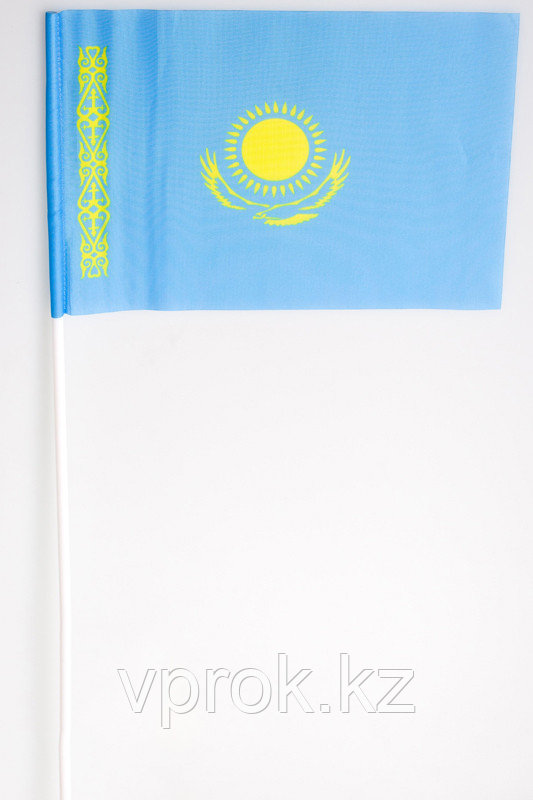 Флажок сувенирный "Казахстан" 29*19 см