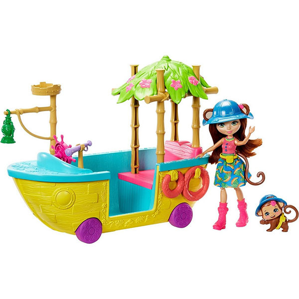 Mattel Enchantimals GFN58 Джунгли-лодка