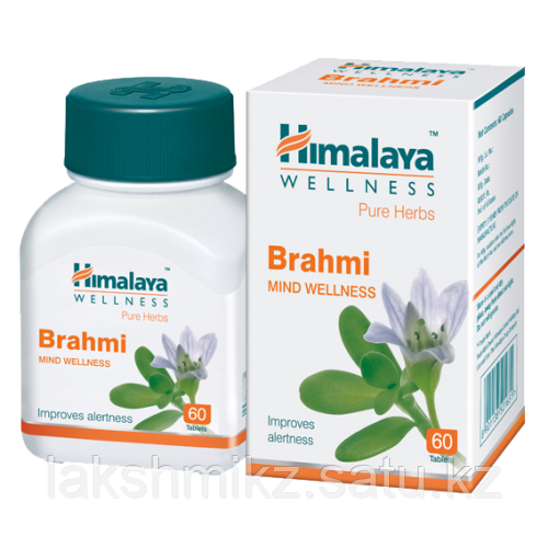 Брахми - укрепления нервных и мозговых клеток и укрепления памяти (Brahmi, Himalaya), 60 табл