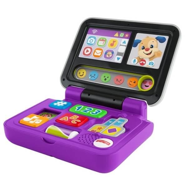 Mattel Fisher-Price Фишер Прайс Смейся и учись - Ноутбук Ученого Щенка