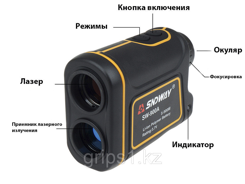 Лазерный дальномер для охоты SNDWAY SW-1000A - фото 5 - id-p67461144