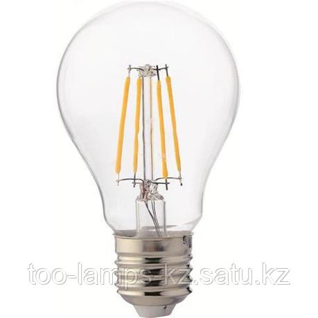 Светодиодная Лампа Эдисона декоративная FILAMENT GLOBE-6 6W 2700K, фото 2