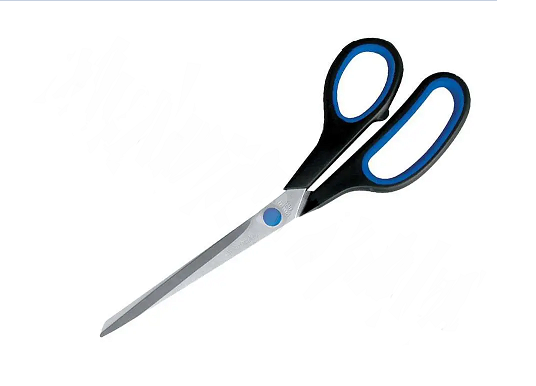 Ножницы SILWERHOF "SoftLinie" 21,5 см, пластиковые ручки с резиновыми вставками