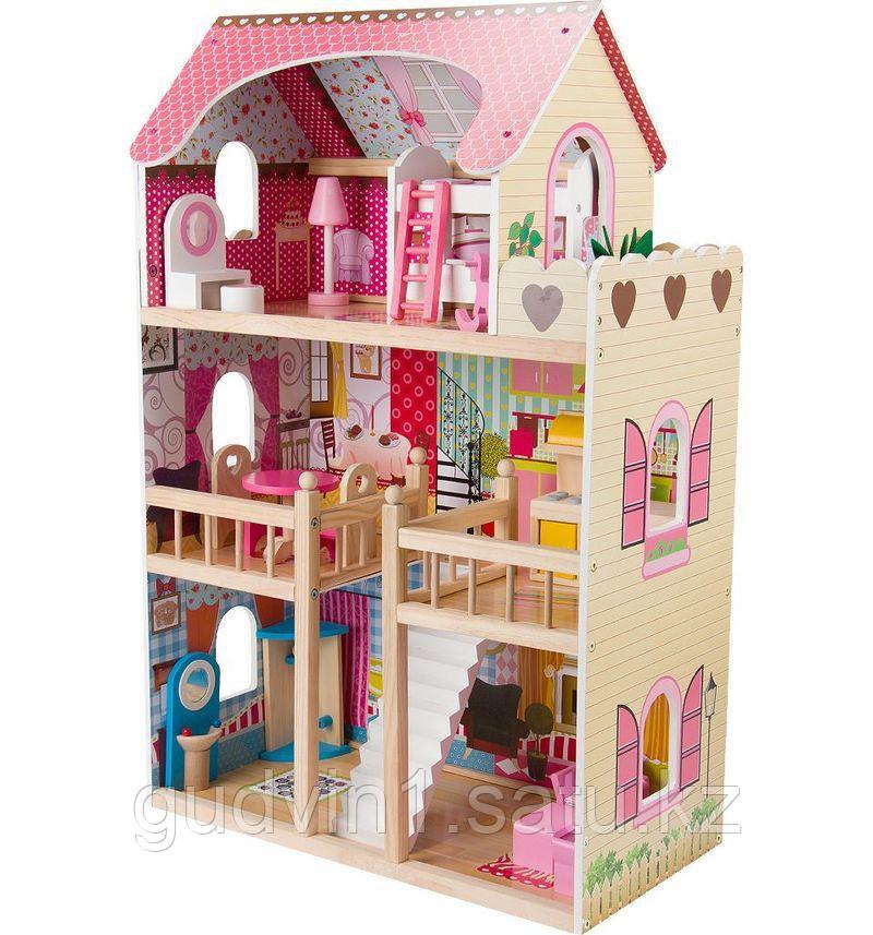 Кукольный дом Edufun с мебелью 90 см EF4109 00-66744