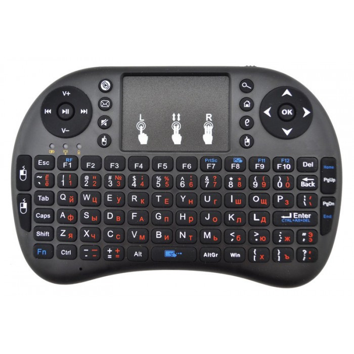 Клавиатура беспроводная Mini RT-MWK08, 2.4ГГц, ПК/PS3/XBox/Android,рус - фото 1 - id-p67473797