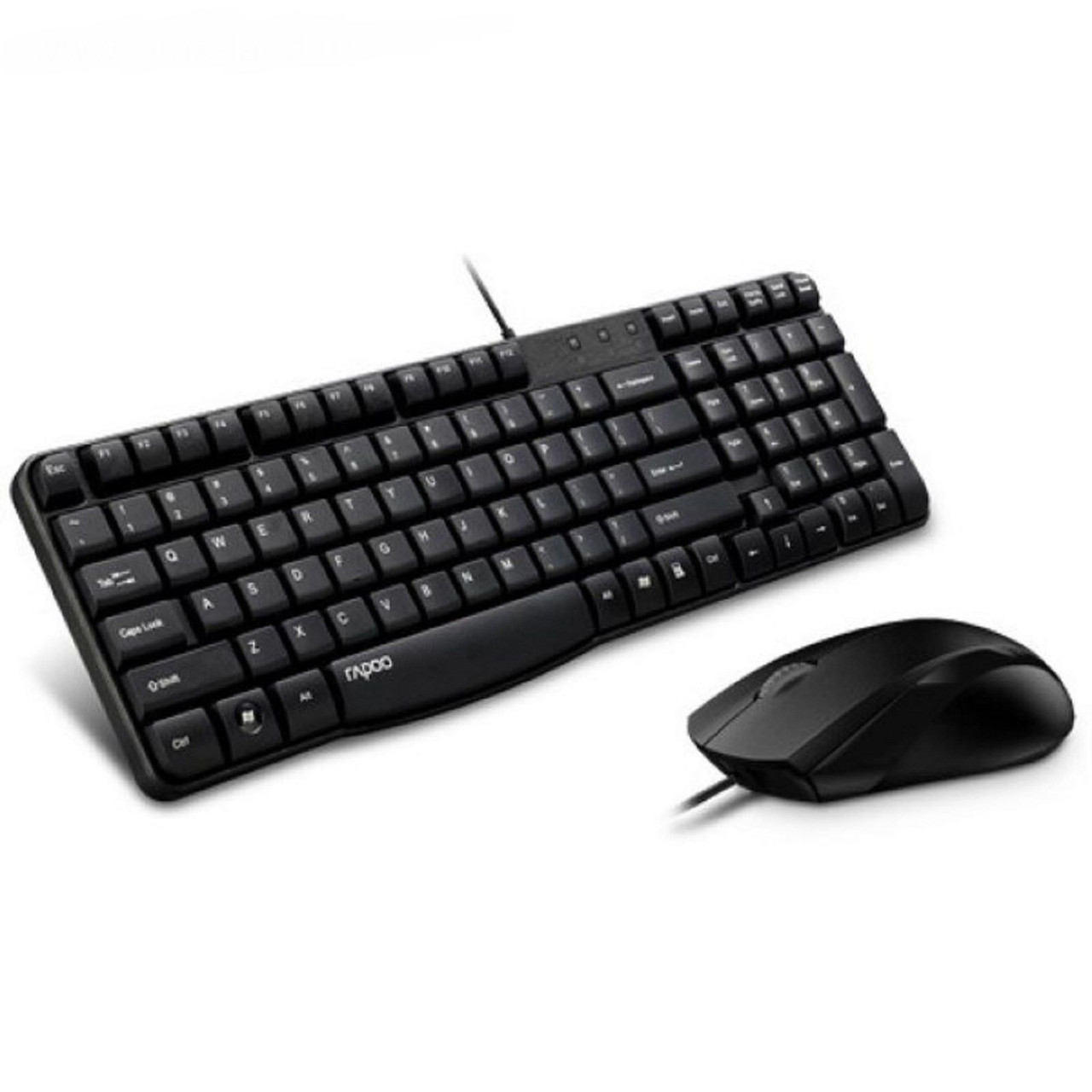 Клавиатура и мышь, USB, Rapoo N1850, Черный ,KeyBoard + mouse, Black - фото 1 - id-p67473965