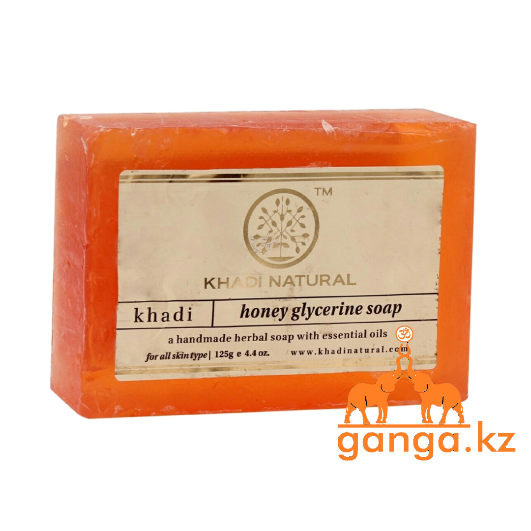 Мыло Мед и Глицерин (Honey Glycerine Soap KHADI), 125 гр