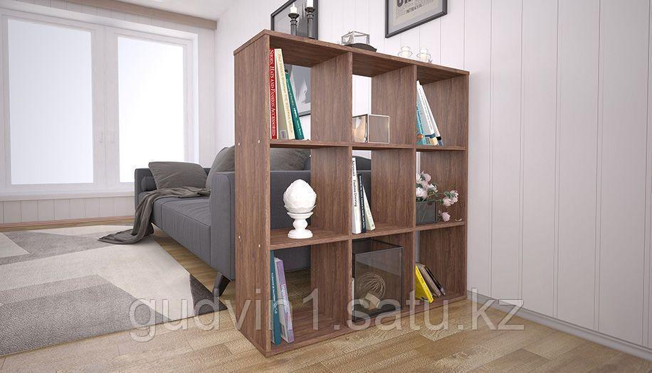 Стеллаж Polini Home Smart Кубический 9 секции, винтаж 01-02900