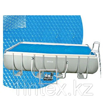 Обогревающее покрывало Intex Solar Pool Cover для бассейнов (732см x 366см) 