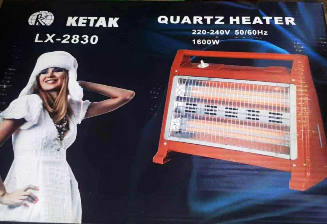 Обогреватель кварцевый инфракрасный KETAK LX-2830 - фото 2 - id-p67492274