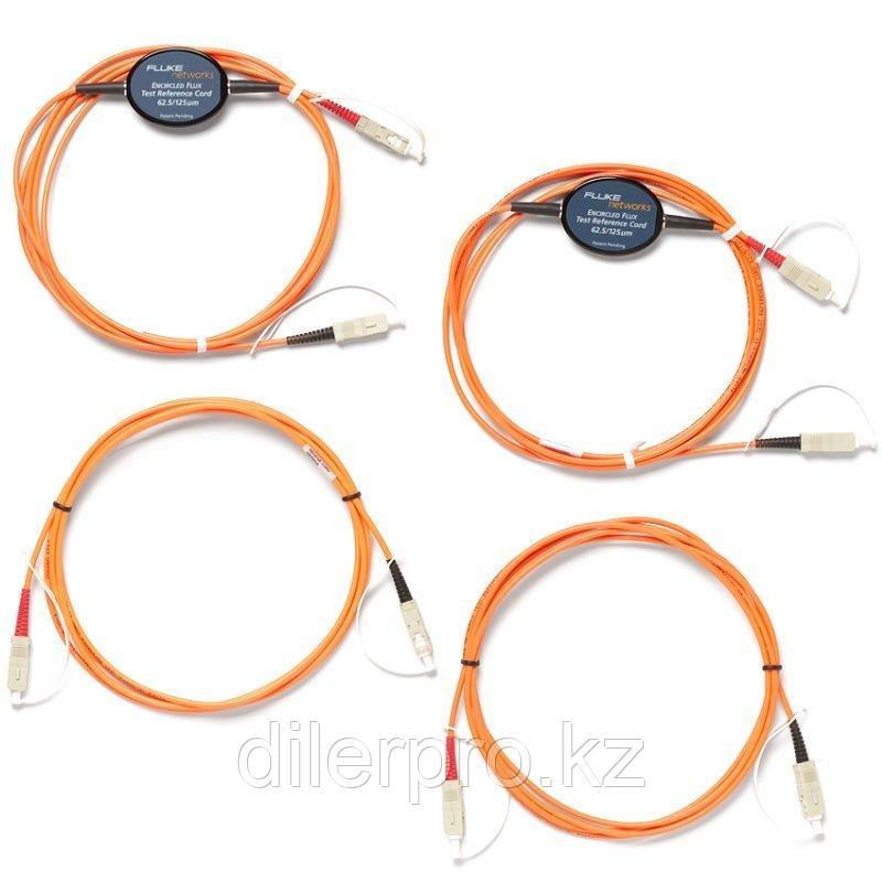Fluke Networks MRC-625EFC-SCLCKIT набор многомодовых  образцовых шнуров (2 SC/LC 2 LC/LC) для проверки, фото 1