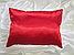 Наволочка двухцветная (бело-красная) для сублимации, 20х30 см, атлас, фото 3