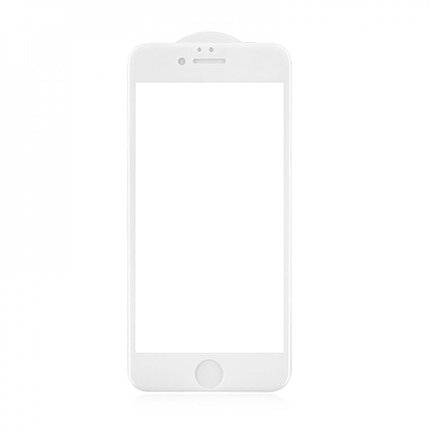 Защитное стекло 5D A-Case Apple iPhone 7 Plus, iPhone 8 Plus Окантовка White, фото 2