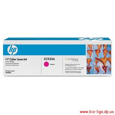 Картридж HP CC533A (magenta) ORIGINAL для HP CLJ CP2025/CM2320 - фото 1 - id-p251441