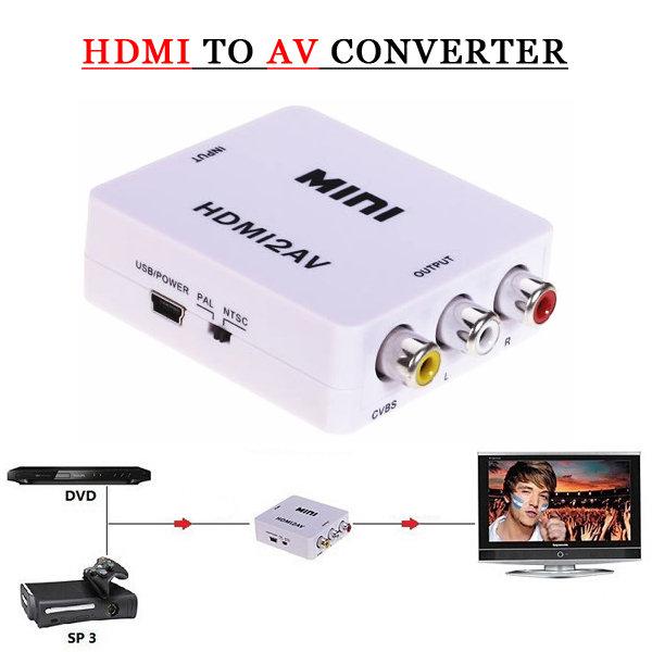 Конвектор-переходник HDMI to AV RCA 720p/1080p - фото 4 - id-p67504651