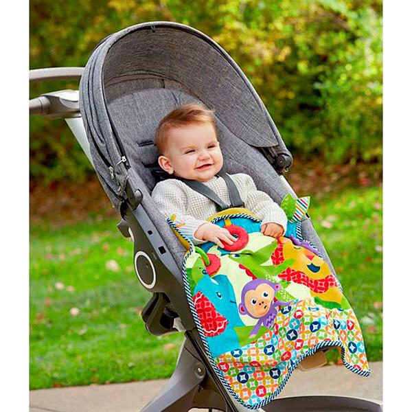 Mattel Fisher-Price Фишер Прайс Мягкое одеяло "Пойдем на прогулку"
