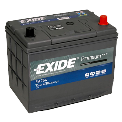 Аккумулятор автомобильный EXIDE Premium EA 754 75Ah