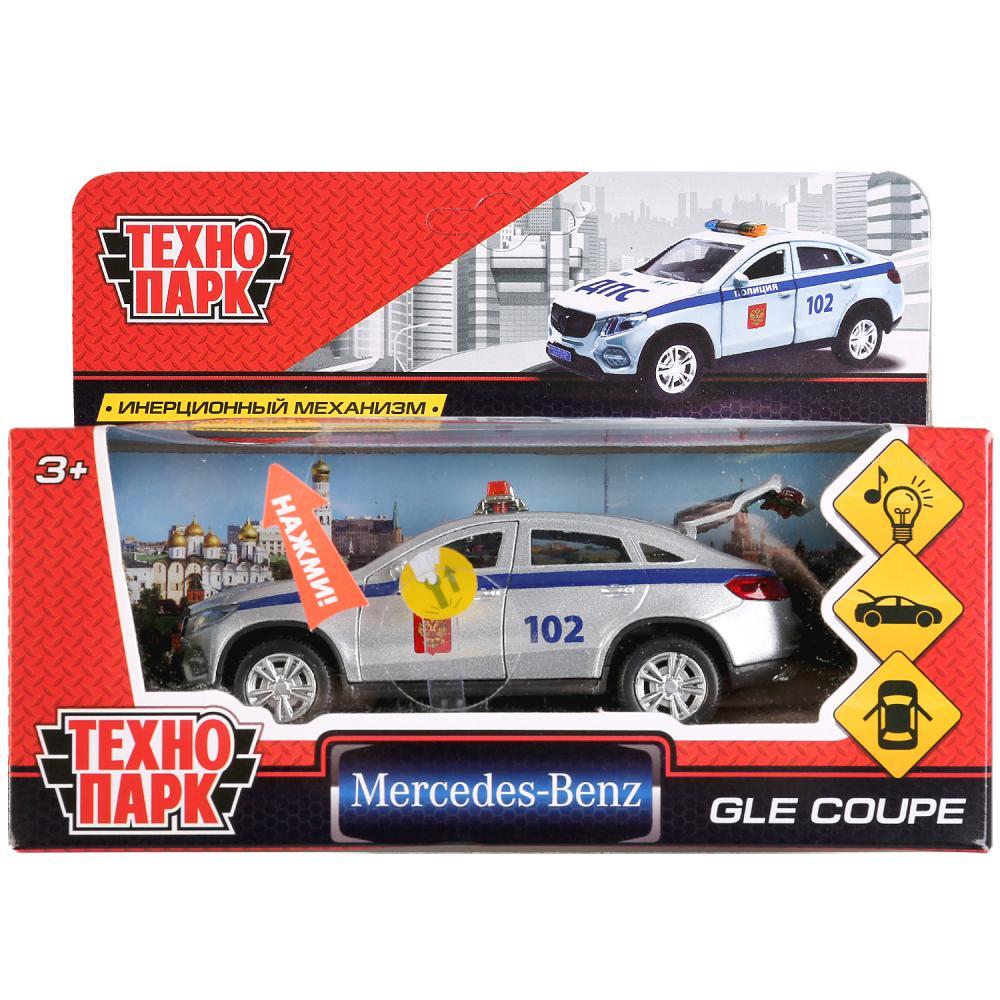 Технопарк Металлическая инерционная модель Mercedes-Benz Gle Coupe "Полиция" - фото 3 - id-p67505042