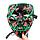 Неоновая маска "Судная ночь", зеленая., фото 3