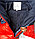 Зимний комбинезон "Moncler" от 0 до 6 месяцев, красный с синим., фото 3